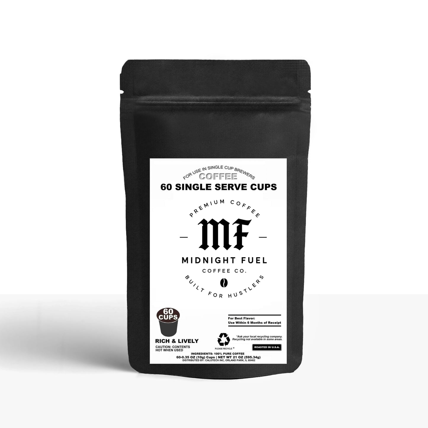 60 Pack Single Serve Coffee Capsules